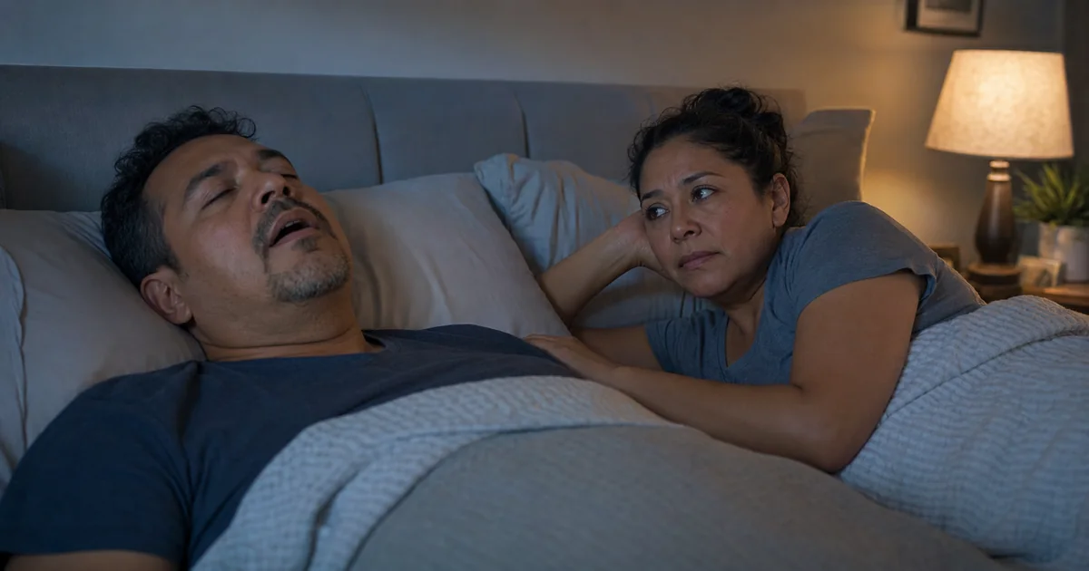 Mi pareja ronca y deja de respirar: ¿cuándo consultar?